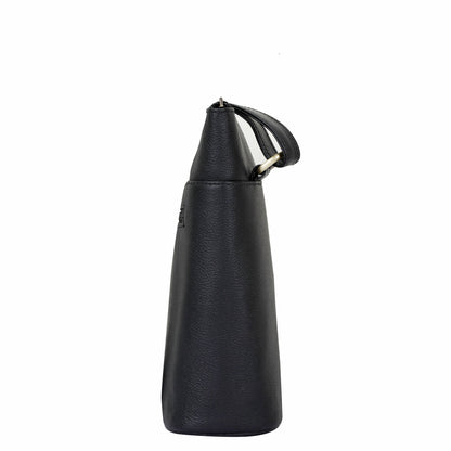 Black Genuine Leather Shoulder Sling bag Wholesale for Women – Crossbody Organizer Purse