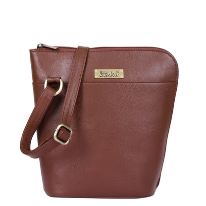 Brown Genuine Leather Shoulder Sling bag Wholesale for Women  – Shoulder Bag