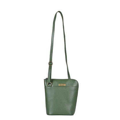 Olive Genuine Leather Shoulder Sling bag Wholesale for Women  – Shoulder Purse