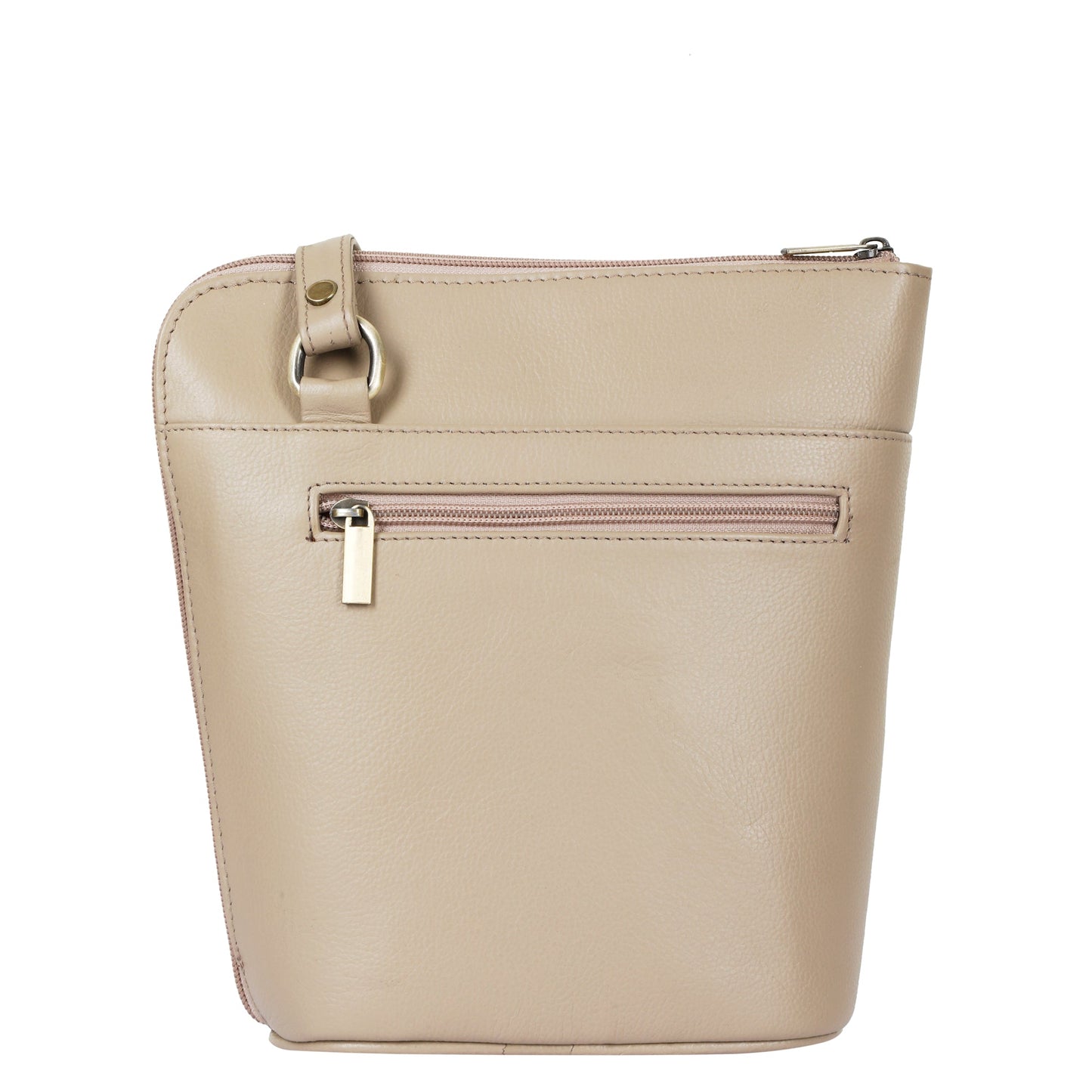 Taupe Genuine Leather Shoulder Sling bag Wholesale for Women  – Shoulder Purse