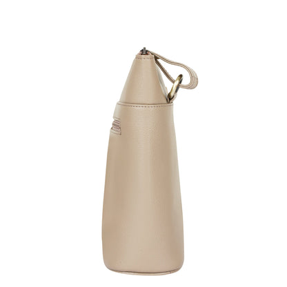 Taupe Genuine Leather Shoulder Sling bag Wholesale for Women  – Shoulder Purse