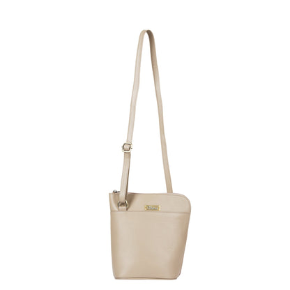 Taupe Genuine Leather Shoulder Sling bag Wholesale for Women  – Shoulder Purse