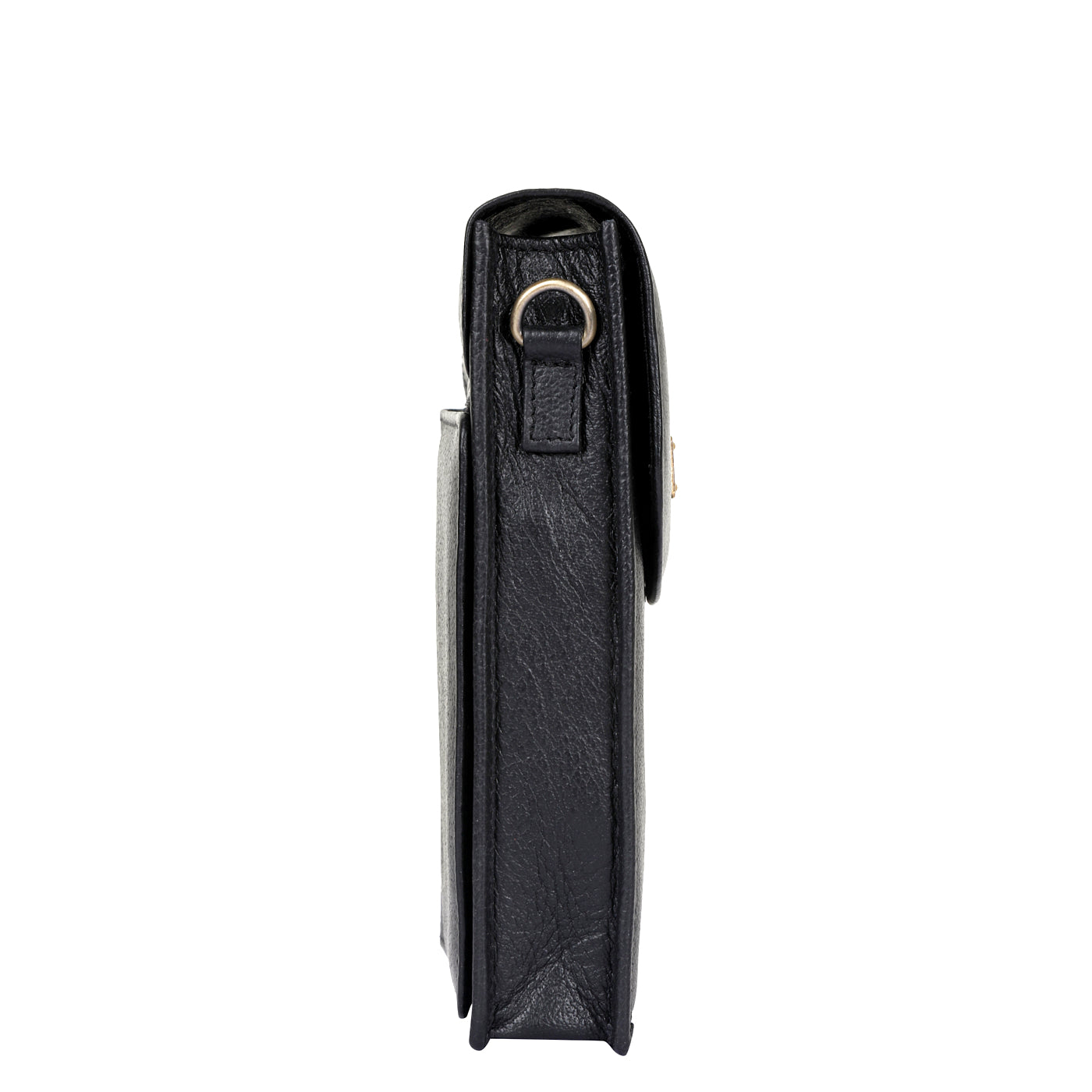 Black Genuine Leather Mobile Crossbody Bag Wholesale for Women  – Phone Purse