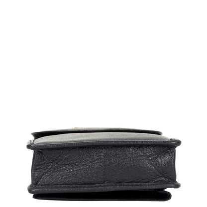 Black Genuine Leather Mobile Crossbody Bag Wholesale for Women  – Phone Purse