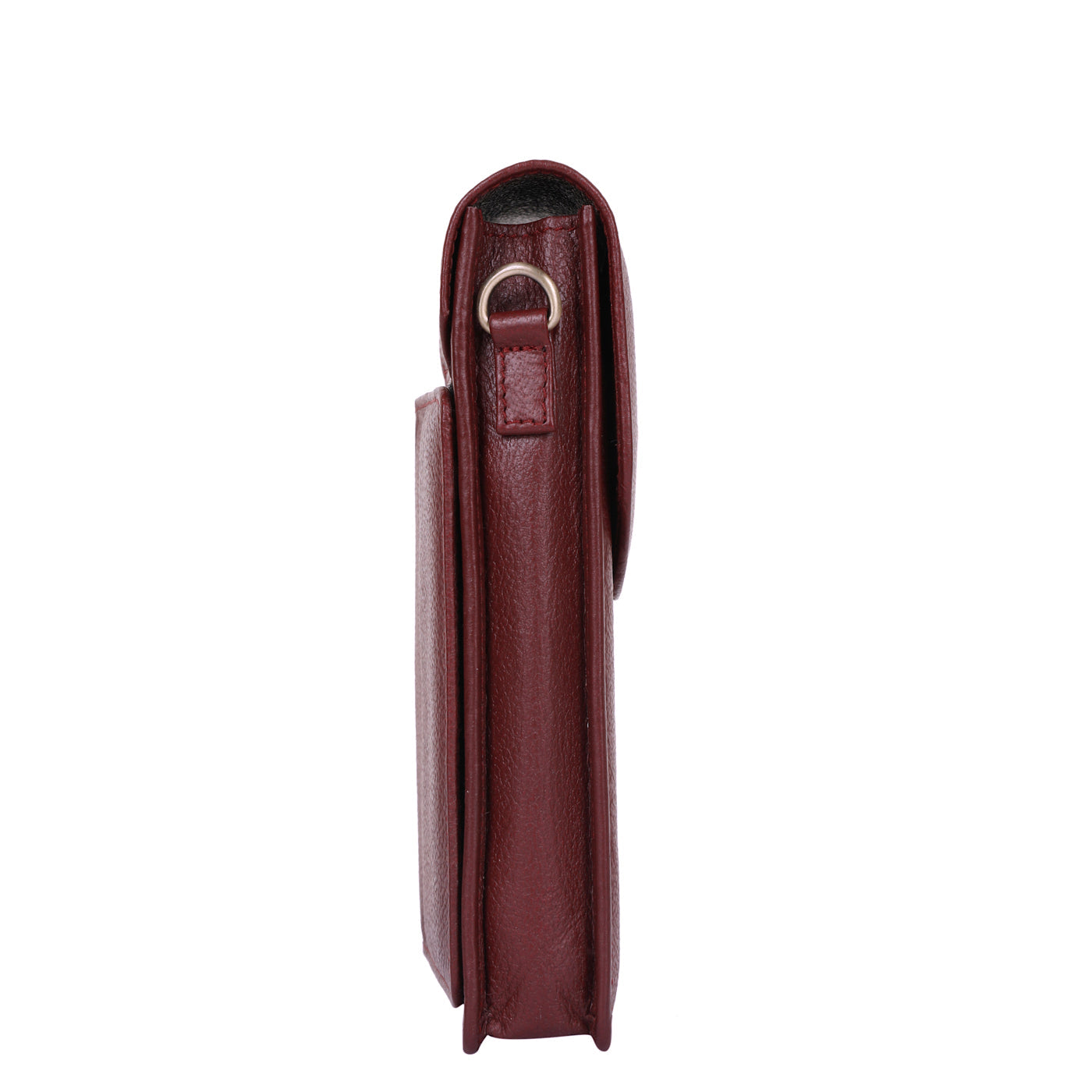 Cherry Red Genuine Leather Mobile Crossbody Bag Wholesale for Women  – Phone Purse