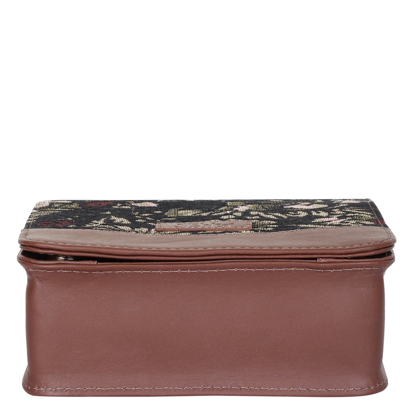 Wholesale Vintage Tapestry Crossbody Bag – Women’s Sling Shoulder Purse with Genuine Leather Trim
