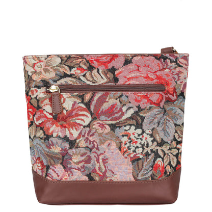 Floral Tapestry Crossbody Sling Bag – Women’s Shoulder & Messenger Purse