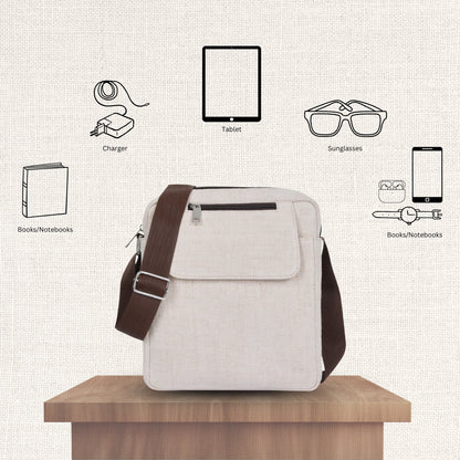 Wholesale Canvas Crossbody Sling Bag Organizer for Daily & Travel Use