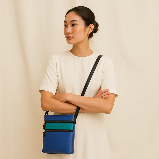 Wholesale Premium Leather Women’s Crossbody Sling Bag – Multicolor Adjustable Shoulder Purse – Daily Use