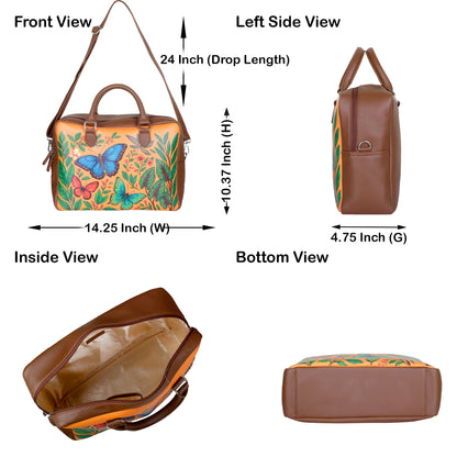 Vegan Leather Wholesale Crossbody Bag for Women with Top Handle – Versatile Hand Printed Vegan Shoulder, Tote & Business Handbag – Work, Travel & Daily Use