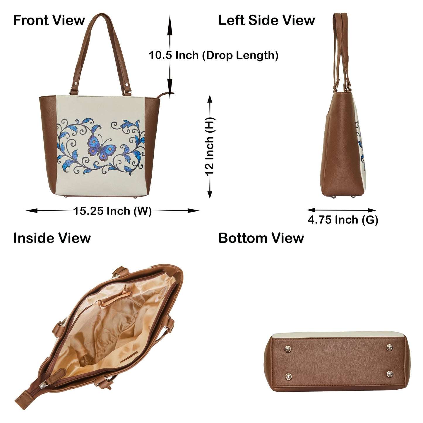 Wholesale Vegan Leather Ladies' Shoulder Tote Bag– Hand Printed Top Handle Handbag for Women – Work, Travel & Daily Use