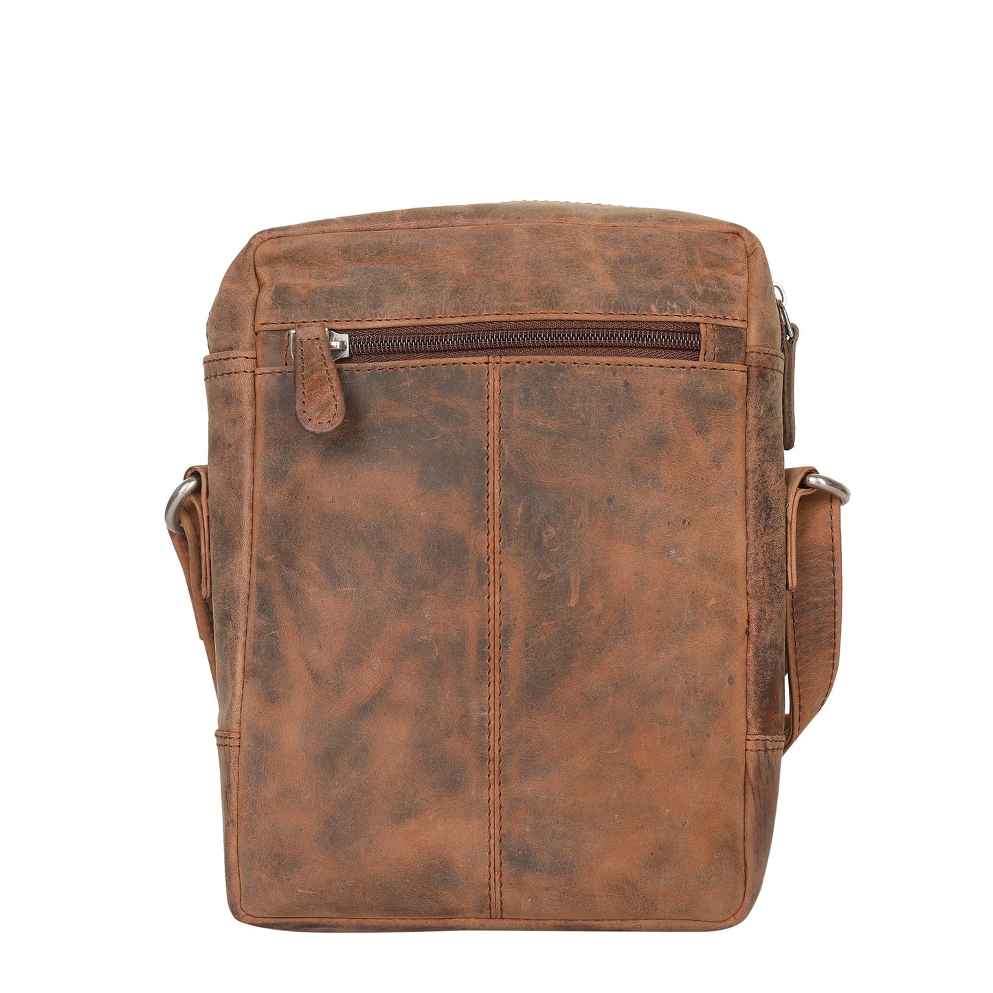 Leather Crossbody Sling Bag in Brown Hunter for Wholesale – Unisex Messenger Shoulder Bag Travel & Daily Use