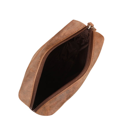 Leather Crossbody Sling Bag in Brown Hunter for Wholesale – Unisex Messenger Shoulder Bag Travel & Daily Use