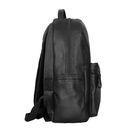 Genuine Leather Black Backpack |Wholesale Travel Backpack for Women & Men | Business, Office, Work, Gifting