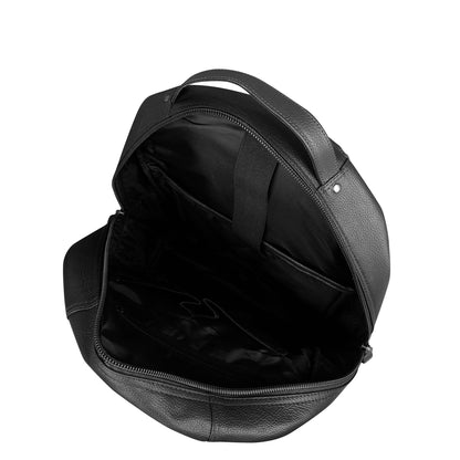 Genuine Leather Black Backpack |Wholesale Travel Backpack for Women & Men | Business, Office, Work, Gifting