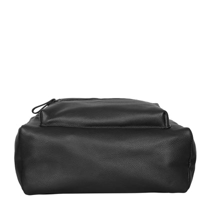 Genuine Leather Black Backpack |Wholesale Travel Backpack for Women & Men | Business, Office, Work, Gifting