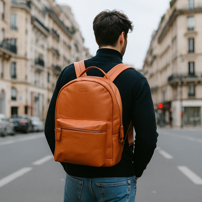 Premium Leather Wholesale Brown Backpack |Travel Backpack for Women & Men | Daypack- Daily use, Office, Work