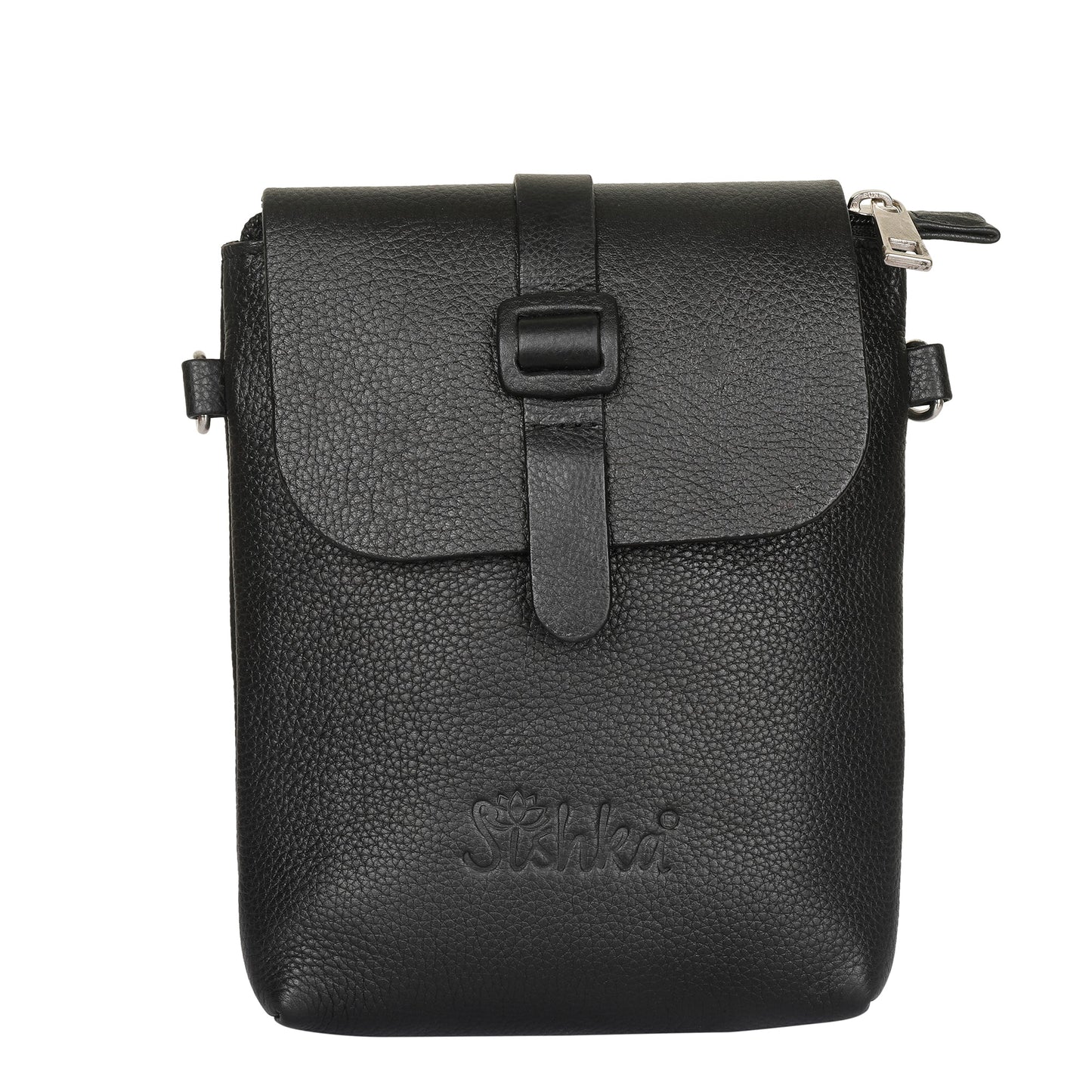 Leather Black Messenger Bag for Men & Women – Wholesale Small Crossbody Sling Bag for Travel, Work & Daily Use