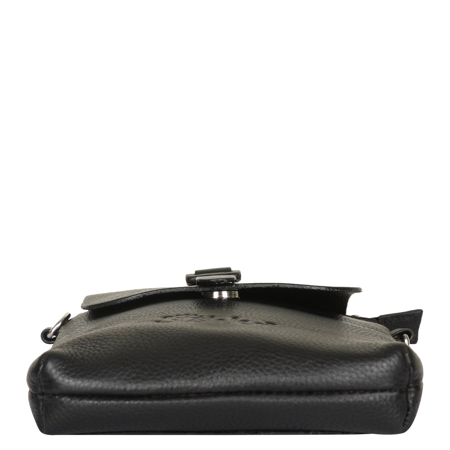 Leather Black Messenger Bag for Men & Women – Wholesale Small Crossbody Sling Bag for Travel, Work & Daily Use