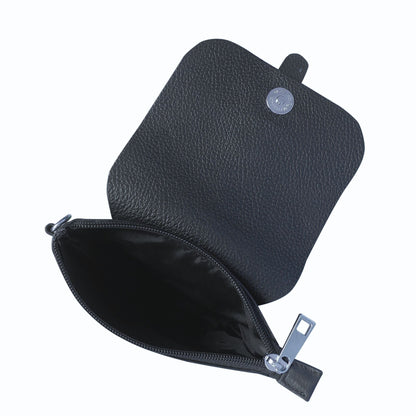Leather Navy Blue Messenger Bag for Men & Women–Wholesale Small Crossbody Sling Bag for Travel, Work & Daily Use
