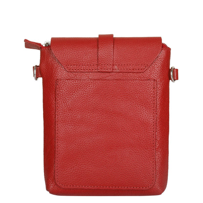 Leather Red Messenger Bag for Men & Women –Wholesale Small Crossbody Sling Bag for Travel, Work & Daily Use
