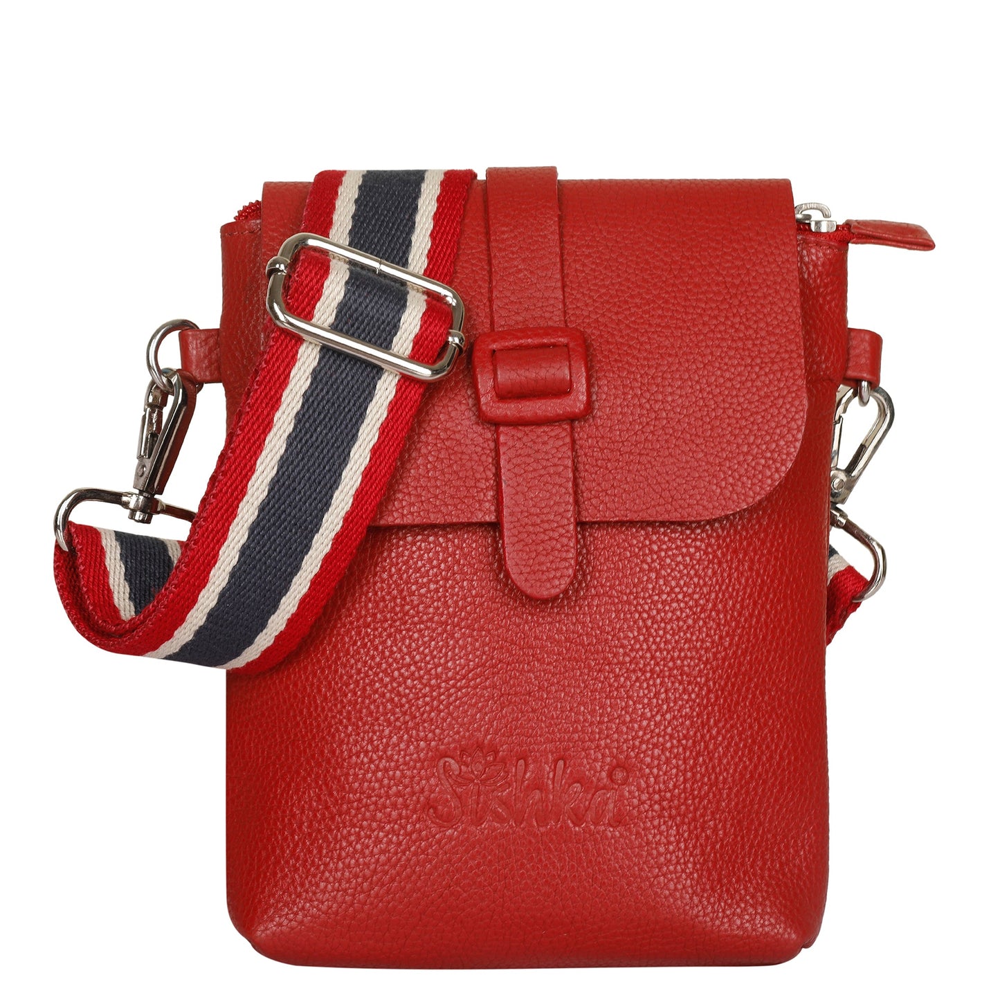 Leather Red Messenger Bag for Men & Women –Wholesale Small Crossbody Sling Bag for Travel, Work & Daily Use