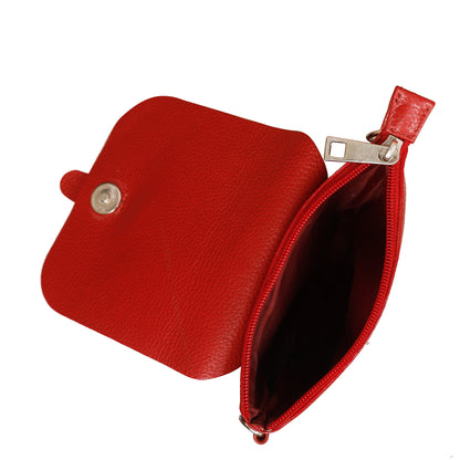 Leather Red Messenger Bag for Men & Women –Wholesale Small Crossbody Sling Bag for Travel, Work & Daily Use