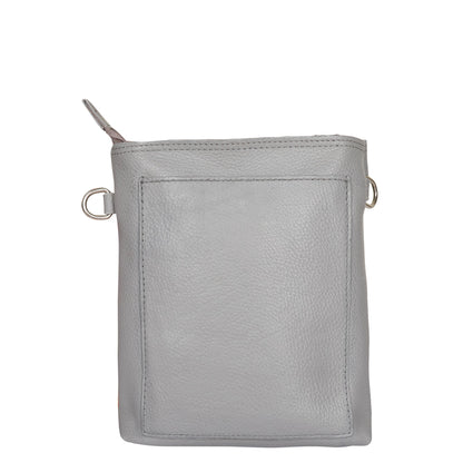 Stylish Wholesale Leather Crossbody Bag for Men & Women – Sling Messenger Bag for Business, Travel & Daily Use - Grey
