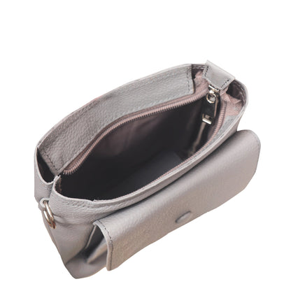 Stylish Wholesale Leather Crossbody Bag for Men & Women – Sling Messenger Bag for Business, Travel & Daily Use - Grey