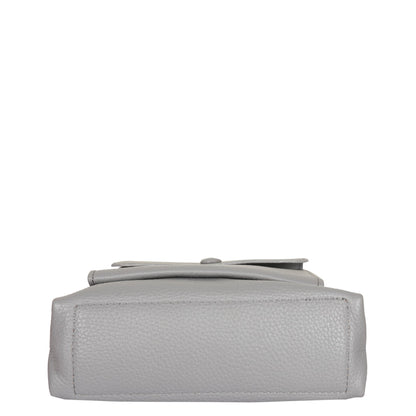 Stylish Wholesale Leather Crossbody Bag for Men & Women – Sling Messenger Bag for Business, Travel & Daily Use - Grey