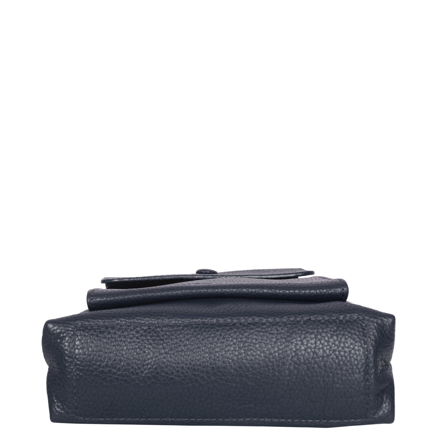 Wholesale Leather Messenger Sling Bag for Men & Women – Crossbody Bag for Travel, Work & Business Use - Navy Blue