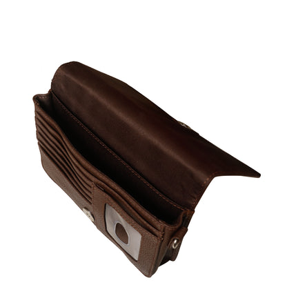 Genuine Leather Wholesale Light Brown Crossbody Shoulder Bag for Men & Women – Messenger Bag for Work, Travel & Daily Use