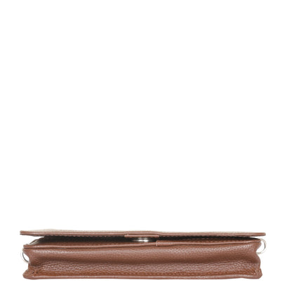 Genuine Leather Wholesale Light Brown Crossbody Shoulder Bag for Men & Women – Messenger Bag for Work, Travel & Daily Use