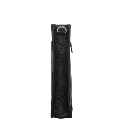 Black - Wholesale Premium Leather Crossbody Phone Sling Wallet Bag for Daily Use, Work & Travel for Men and Women