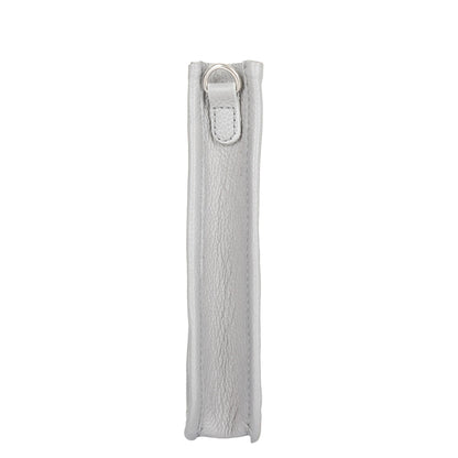 Grey -Genuine Leather Wholesale Crossbody Phone Sling Wallet Bag for Daily Use, Work & Travel for Men and Women