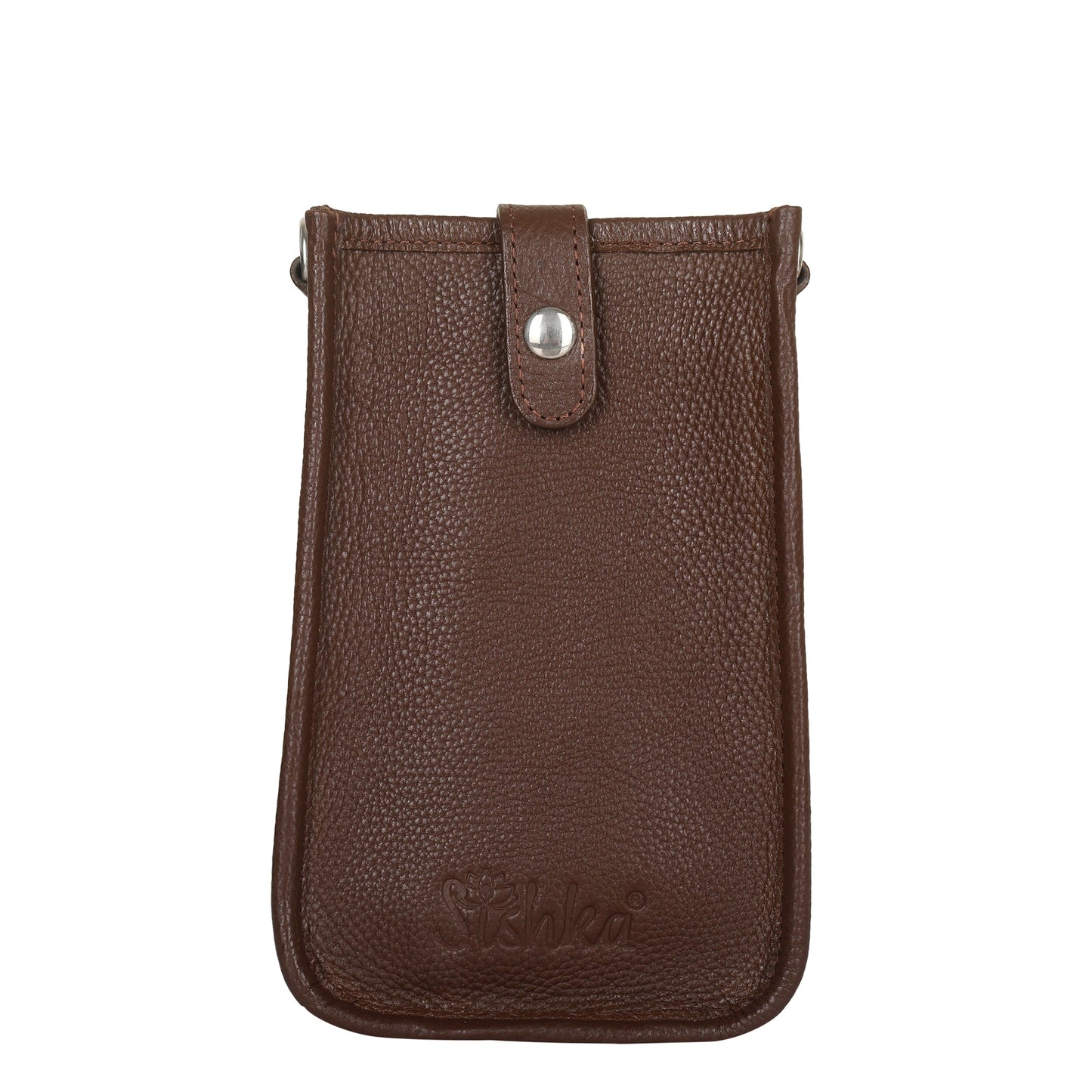 Light Brown - Wholesale  Premium Leather Crossbody Phone Sling Wallet Bag  for Daily Use, Work & Travel for Men and Women