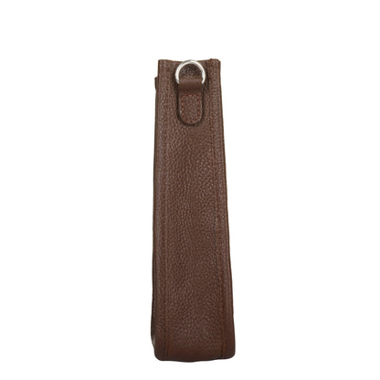Light Brown - Wholesale  Premium Leather Crossbody Phone Sling Wallet Bag  for Daily Use, Work & Travel for Men and Women