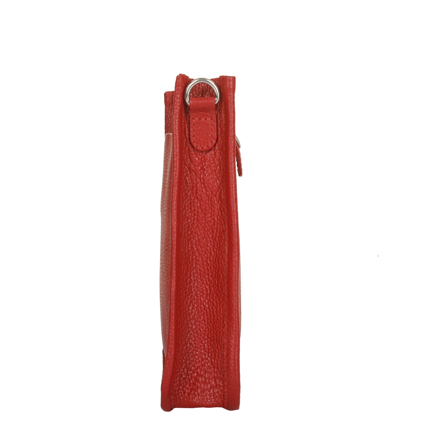 Red -Genuine Leather Crossbody Phone Sling Wallet Bag - Daily Use, Work & Travel for Men and Women
