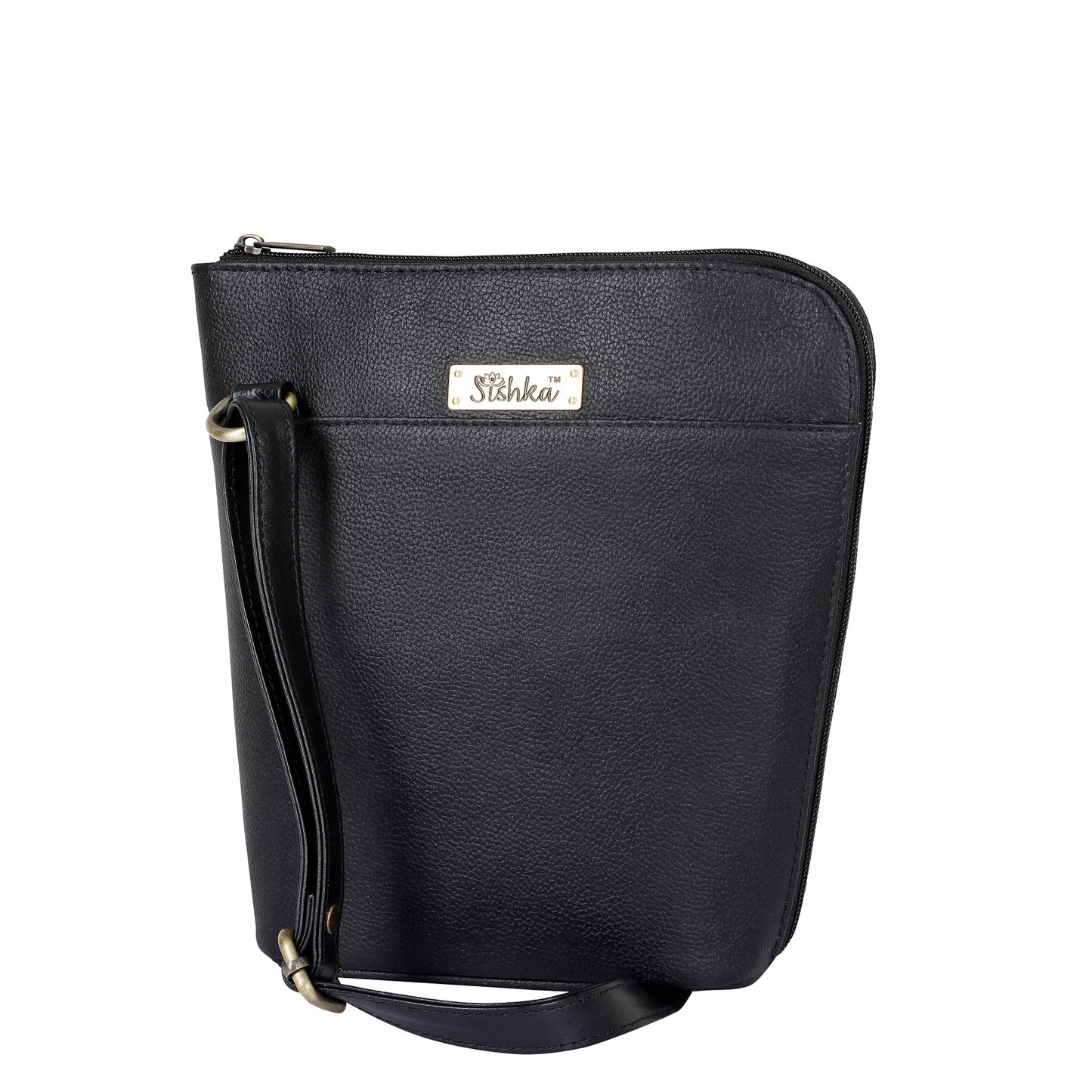 Black Genuine Leather Shoulder Sling bag Wholesale for Women – Crossbody Organizer Purse