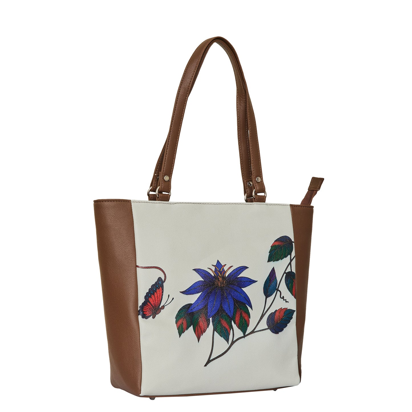 Vegan Leather Wholesale Shoulder Tote Bag– Hand Printed Top Handle Handbag for Women – Work, Travel & Daily Use