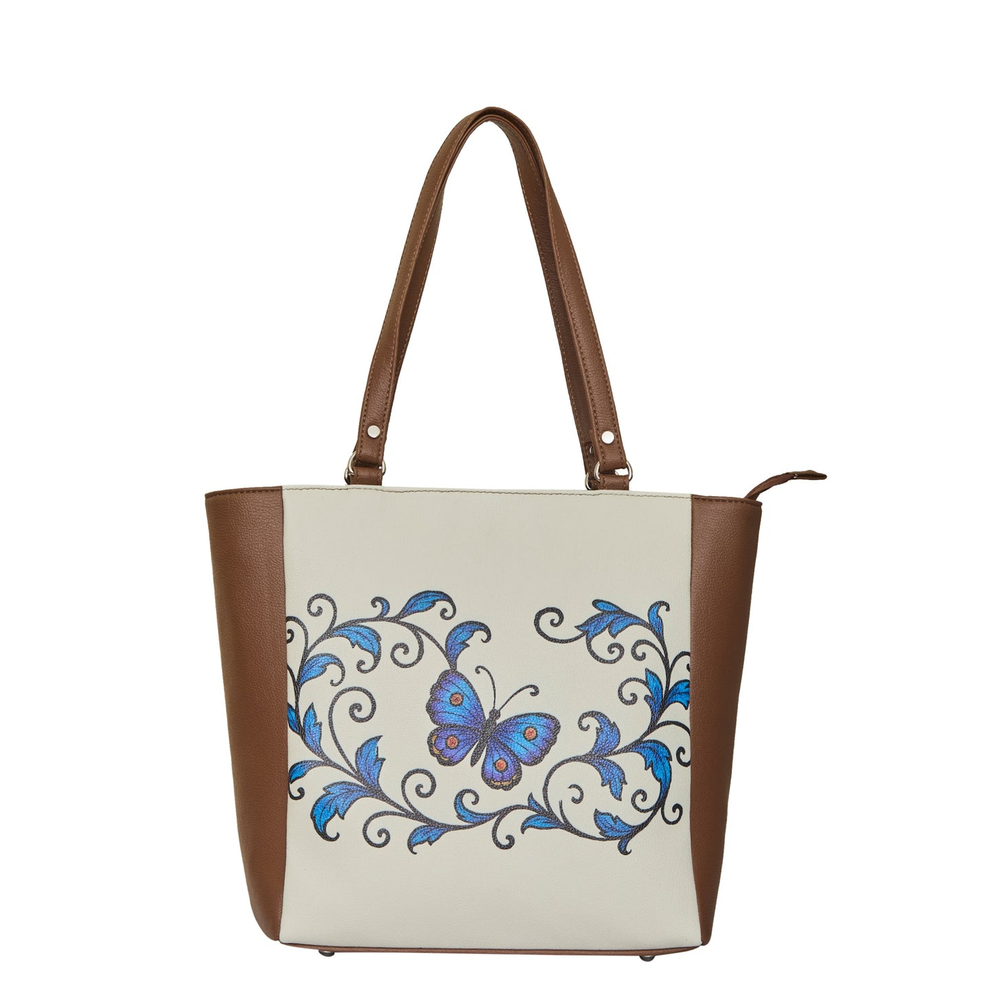 Wholesale Vegan Leather Ladies' Shoulder Tote Bag– Hand Printed Top Handle Handbag for Women – Work, Travel & Daily Use
