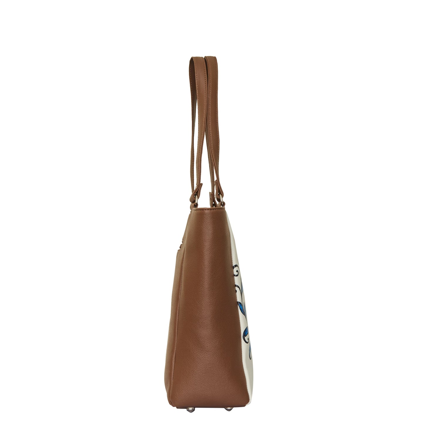 Wholesale Vegan Leather Ladies' Shoulder Tote Bag– Hand Printed Top Handle Handbag for Women – Work, Travel & Daily Use