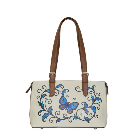 Tote Bag for Ladies'–  Women's Printed Vegan Leather Shoulder, Handbag & Top Handle Purse – Travel, Work & Daily Use