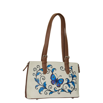 Tote Bag for Ladies'–  Women's Printed Vegan Leather Shoulder, Handbag & Top Handle Purse – Travel, Work & Daily Use