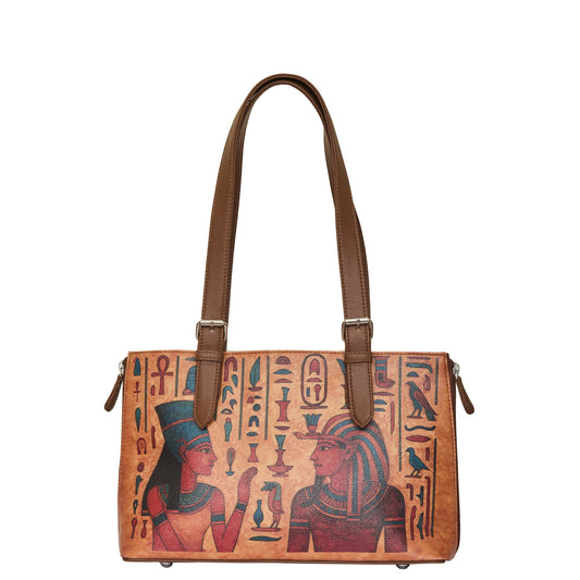 Tote Bag for Women- Hand Printed Vegan Leather Shoulder, Wholesale Handbag & Top Handle Purse – Travel, Work & Daily Use