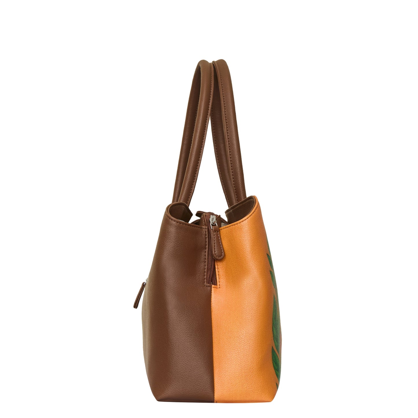 Hand Printed Butterflies Vegan Leather Wholesale Carryall Tote for Women – Stylish Shoulder, Top Handle & Handbag for Ladies – Office, Work, Travel & Daily Use