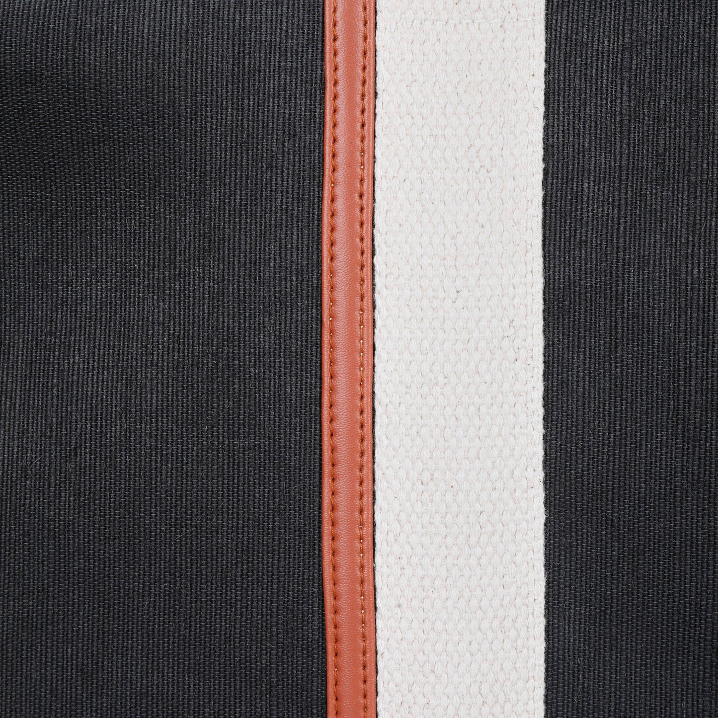 Wholesale  Black Canvas Tote Handbag with Zipper Strap