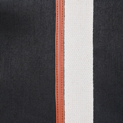 Wholesale  Black Canvas Tote Handbag with Zipper Strap