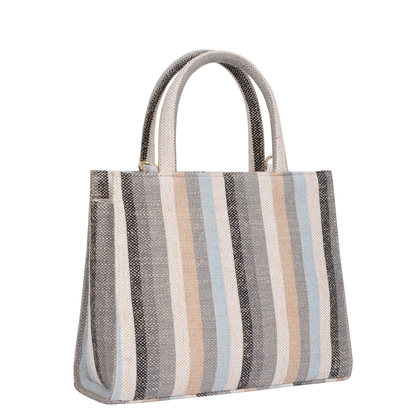 Wholesale Multicolor Canvas Crossbody Tote Handbag  with Zipper