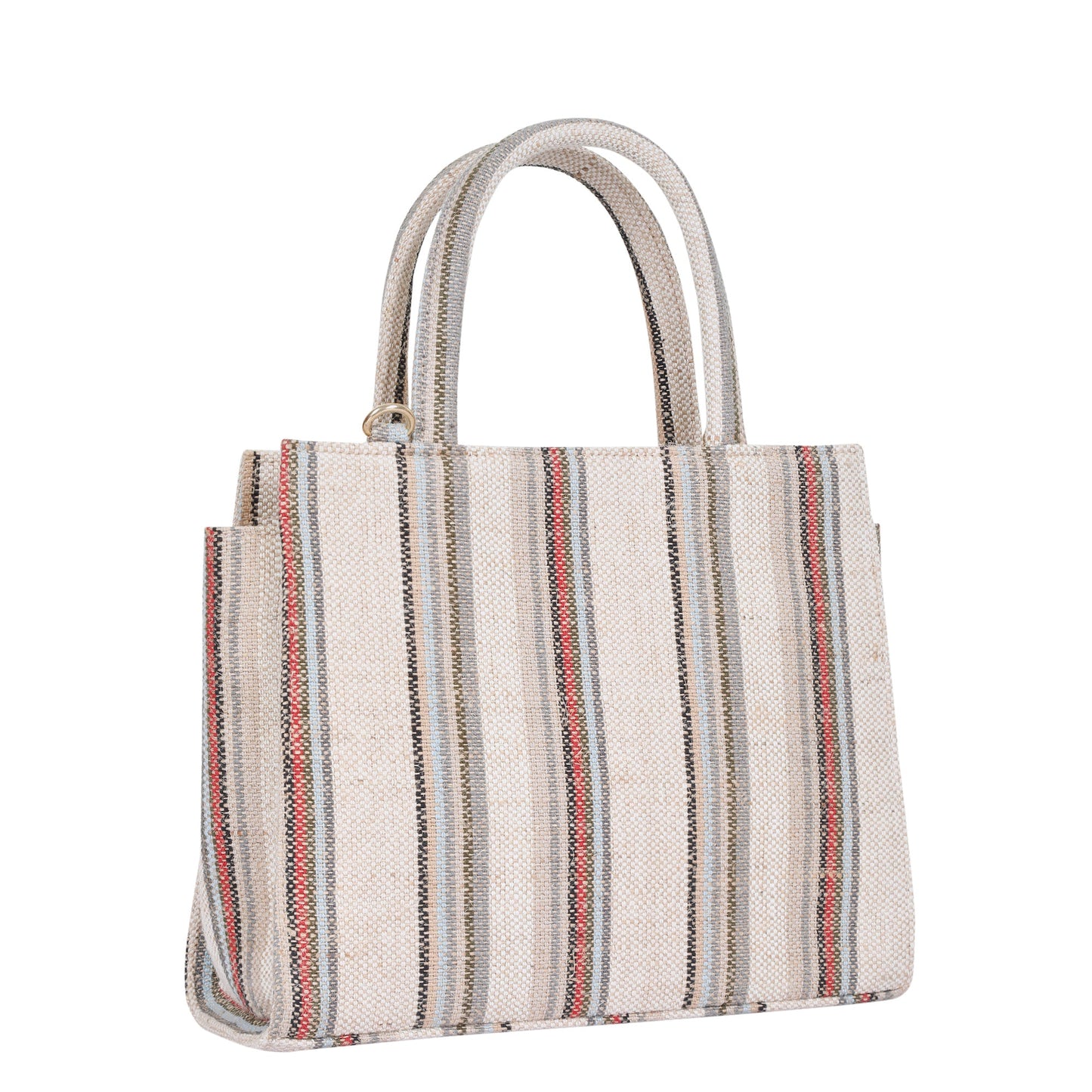 Wholesale  Brown & Grey Canvas Crossbody Tote Bag for Travel
